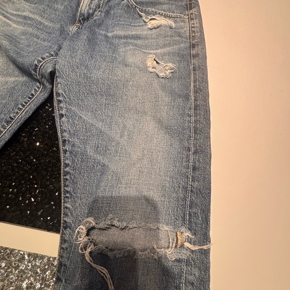 AG Adriano Goldschmied Woman’s Distressed “The Nikki” Jeans Size 28 - Picture 2 of 6